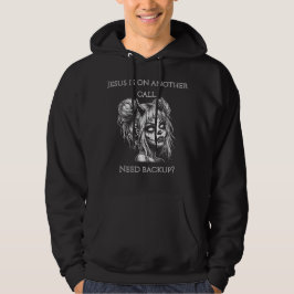 Sudadera Jesús Está en Otra Llamada – Respaldo de Súcubo