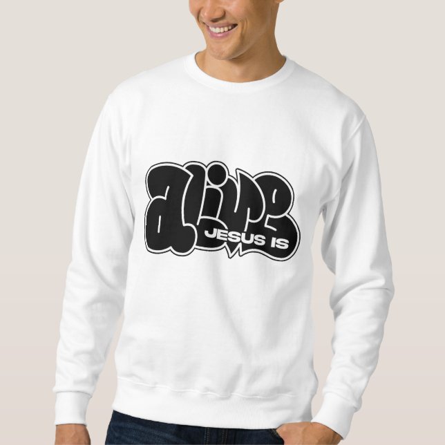 Sudadera Jesús está vivo (Anverso)