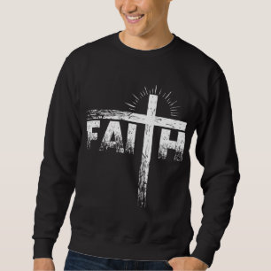 Sudadera Jesús Fe Cristiana Cruza La Biblia Religiosa Ch