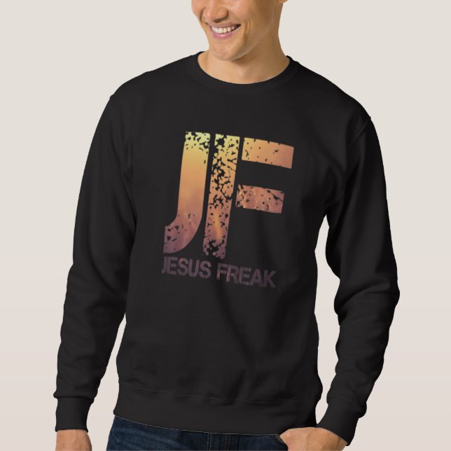 Sudadera Jesus Freak  Christian Calligraphy Faith In God (Anverso)