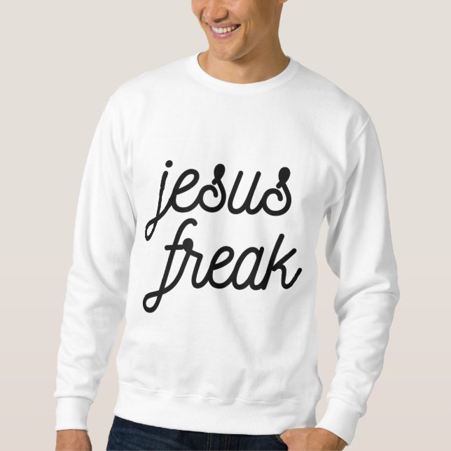 Sudadera Jesús Freak: Escritura de la Biblia Devocional (Anverso)