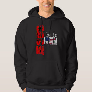 Sudadera Jesus he is Risen USA