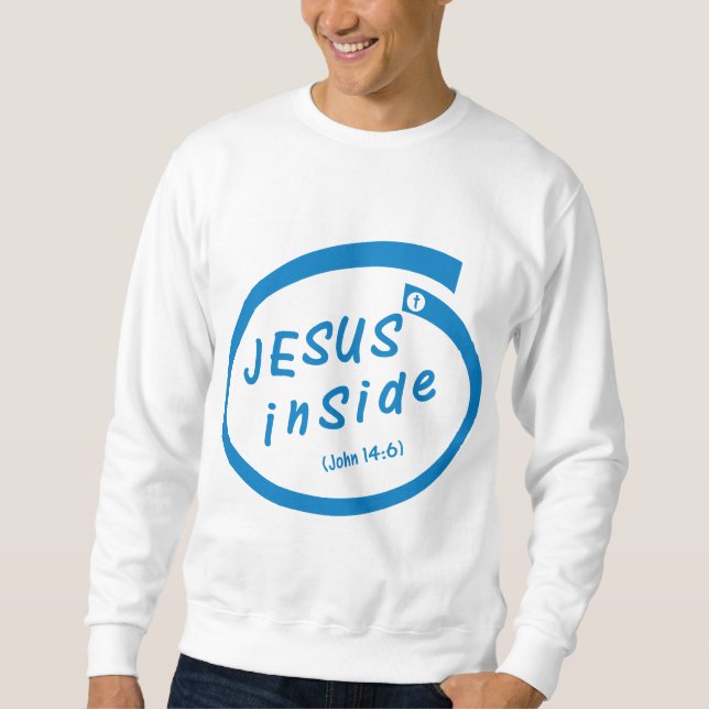 Sudadera Jesús inside (John 14: 6) (Anverso)
