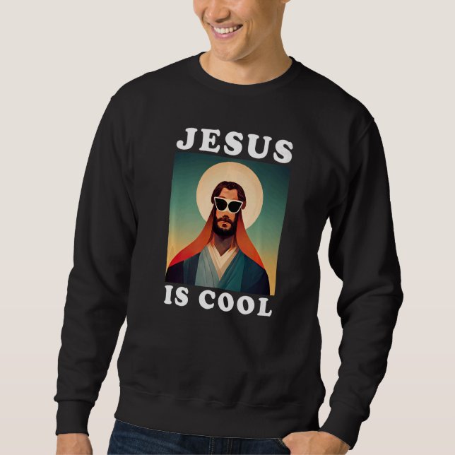 Sudadera Jesus is Cool (Anverso)