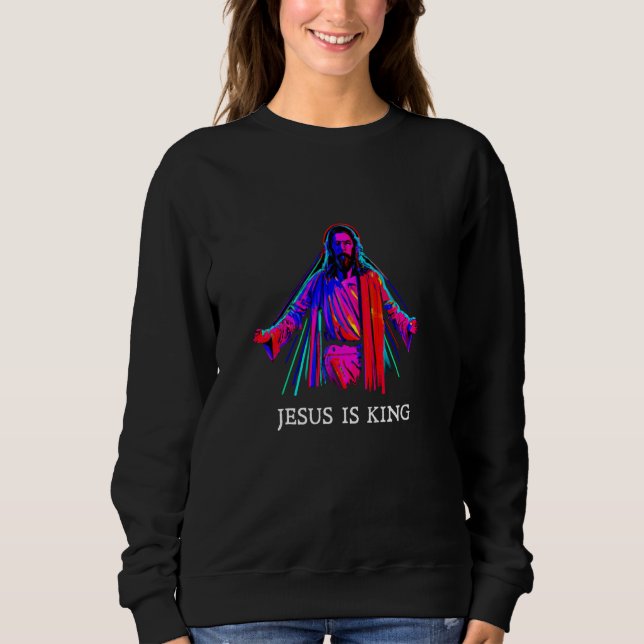 Sudadera Jesus is king  1 (Anverso)