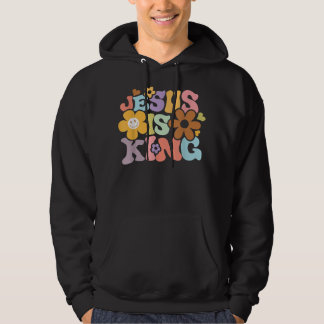 Sudadera Jesus Is King Flower Hippie Colorful