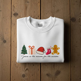 Sudadera Jesus Is the Reason for the Season Icons 
