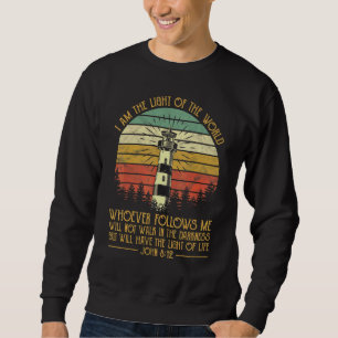 Sudadera Jesús La Luz Del Mundo Juan 812 Faro C