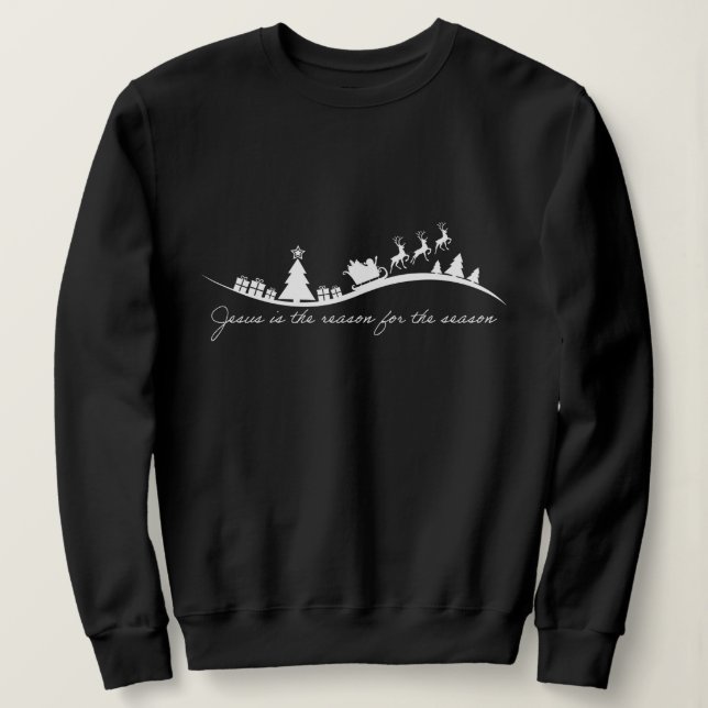 Sudadera Jesús la razón de la temporada  (Anverso del diseño)