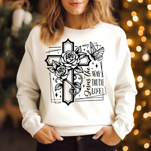 Sudadera Jesús la vida de la verdad (Subido por el creador)