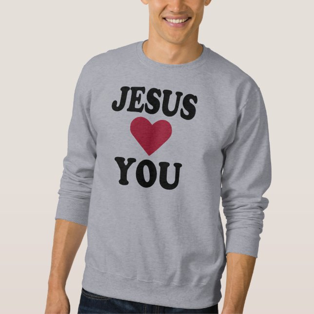 Sudadera Jesús le ama (Anverso)