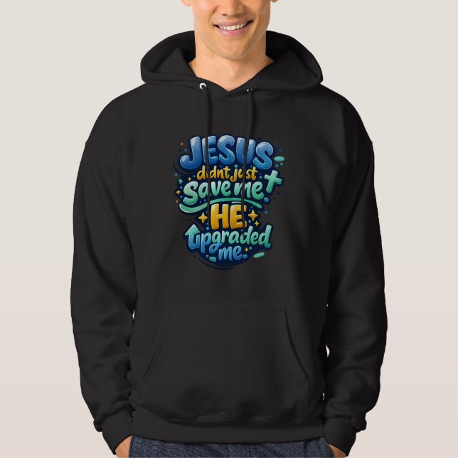 Sudadera JESÚS me actualizó (edición 2) - Cristiano (Anverso)