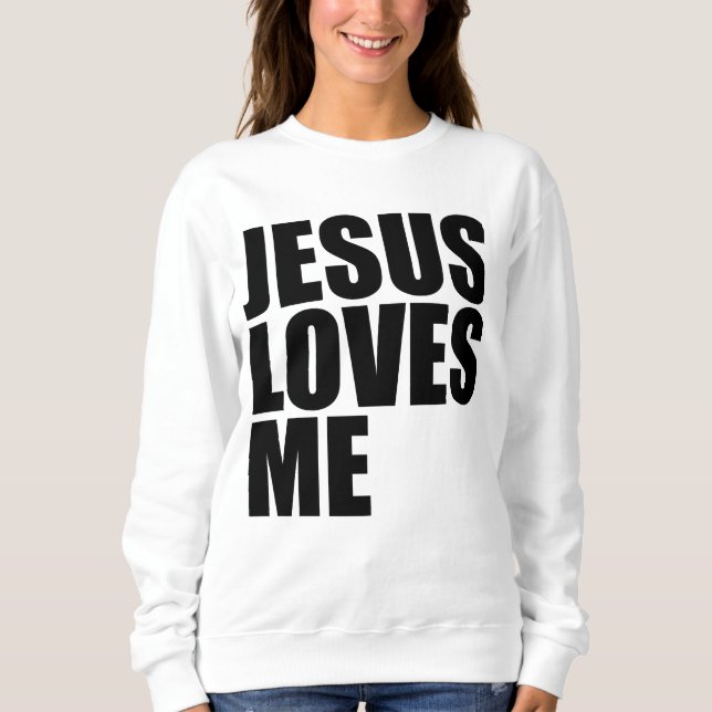 SUDADERA JESUS ME AMA (Anverso)