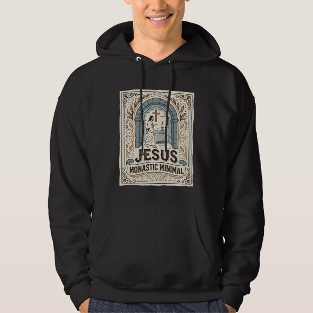 Sudadera Jesús Monástico Minimalista Jesús Monástico Minima (Anverso)