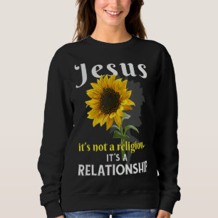 Sudadera Jesús no es una religión es un sol de relaciones