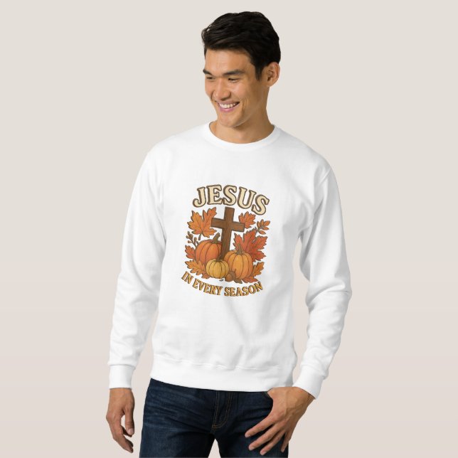 Sudadera Jesús - Otoño - Cristiano (Anverso completo)