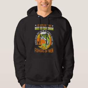 Sudadera Jesús Pescador De Hombres Versículo De La Biblia P