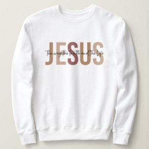 Sudadera Jesús Religioso Camisas Inspiradoras Blancas