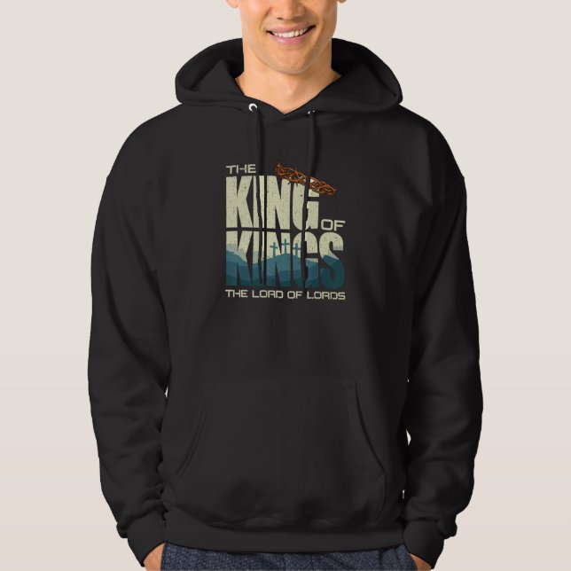 Sudadera Jesús Rey De Reyes Señor De Los Lores Cristiano (Anverso)