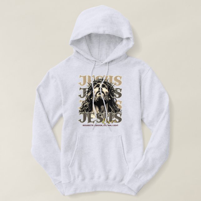 Sudadera Jesus Risen - Jesucristo Artístico (Diseño del anverso)
