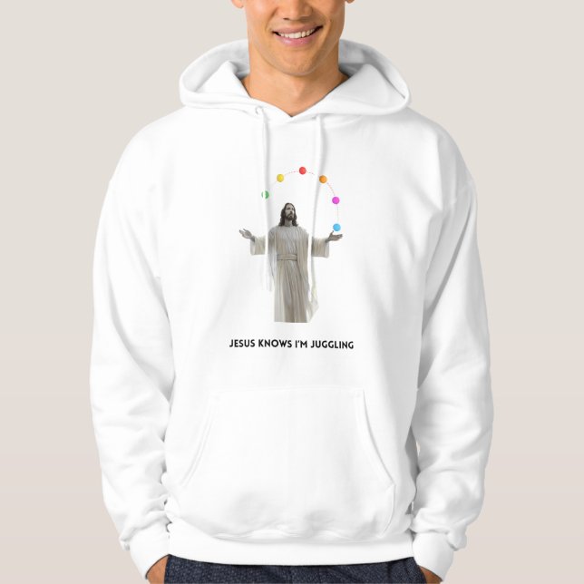 Sudadera Jesús Sabe Que Estoy Malandando (Anverso)