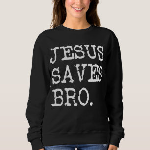 Sudadera Jesús salva a la religión cristiana tradicional de