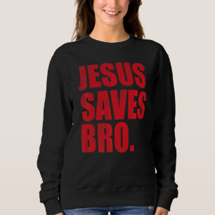 Sudadera Jesús salva a la religión cristiana tradicional de
