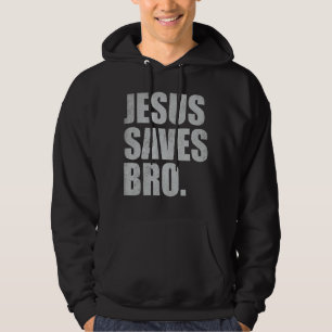 Sudadera Jesús salva a la religión cristiana tradicional de