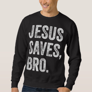 Sudadera Jesús salva a las mujeres cristianas hermanos Chic