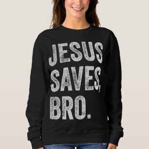 Sudadera Jesús salva a las mujeres cristianas hermanos Chic