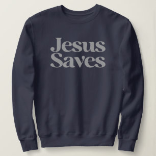 Sudadera Jesús Salvó al Cristiano, Inspirador Basado en la