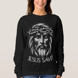 Sudadera Jesus Saves - Audaz Arte Cristiano