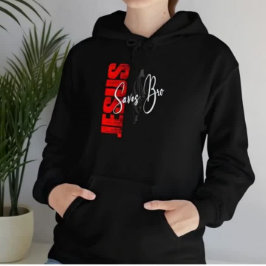 SUDADERA JESUS SAVES BRO
