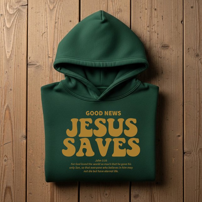 Sudadera Jesus Saves, Christian faith (Subido por el creador)