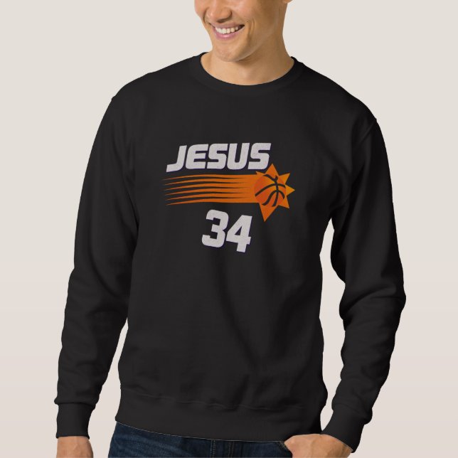 Sudadera Jesus - Sports 34 - Christian (Anverso)