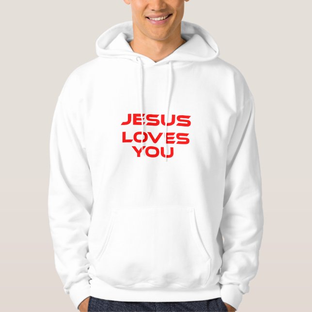SUDADERA JESUS TE AMA (Anverso)