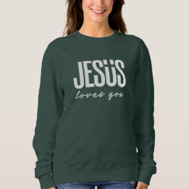 SUDADERA JESUS TE AMA | CRISTIANO