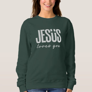 SUDADERA JESUS TE AMA | CRISTIANO