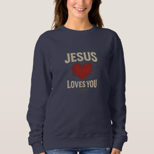 Sudadera JESÚS Te Ama - Cristiano