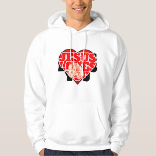 Sudadera Jesús te ama-Fe inspiradora cristiana