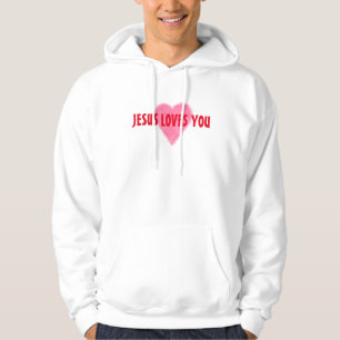 Sudadera JESÚS TE AMA Hoodie de Hombres