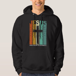 Sudadera Jesús Te Ama Pero Soy Su Rel Cristiano Favorito