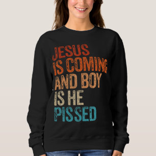 Sudadera Jesús Viene Y El Niño Es El Que Pisó Gracioso Chri