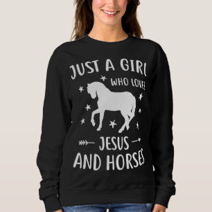 Sudadera Jesús Y Caballos, Regalos De Caballos Para Chicas,