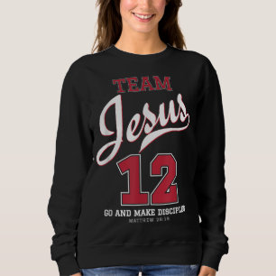 Sudadera Jesús y el equipo de béisbol Jesús Cristiano