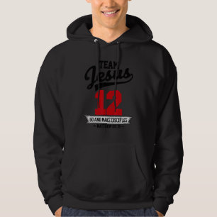 Sudadera Jesús y Equipo de Béisbol Jesús Cristiano Mateo 28