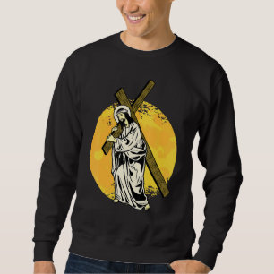Sudadera Jesús y una religión cruzada Viernes Santo Bíb Cri