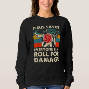 Sudadera Jesuses Guarda A Todos Rodando Por Daño Rpg Gamer