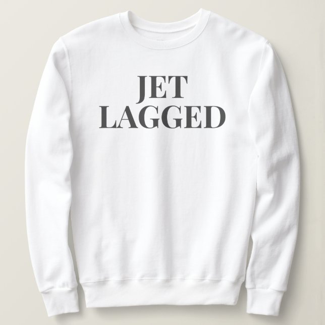 SUDADERA JET LAGED SWEATSHIRT (Anverso del diseño)