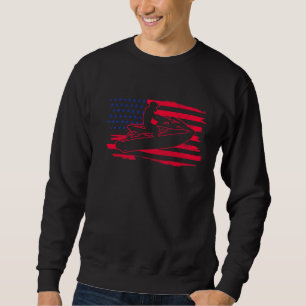 Sudadera Jet Ski Bandera Americana Vintage Patrocinador Pat